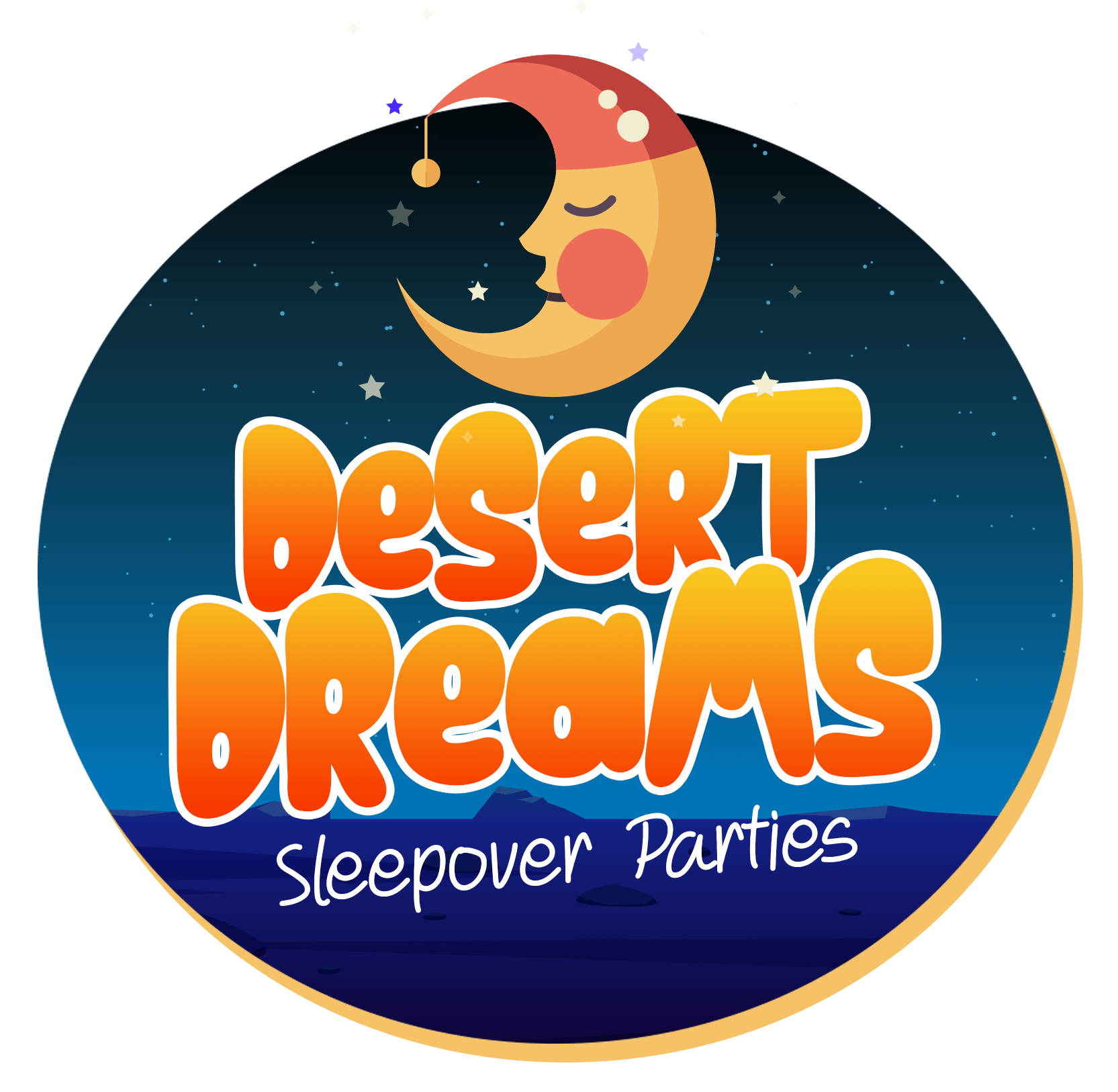 Desert Dreams Sleepover Parties logo